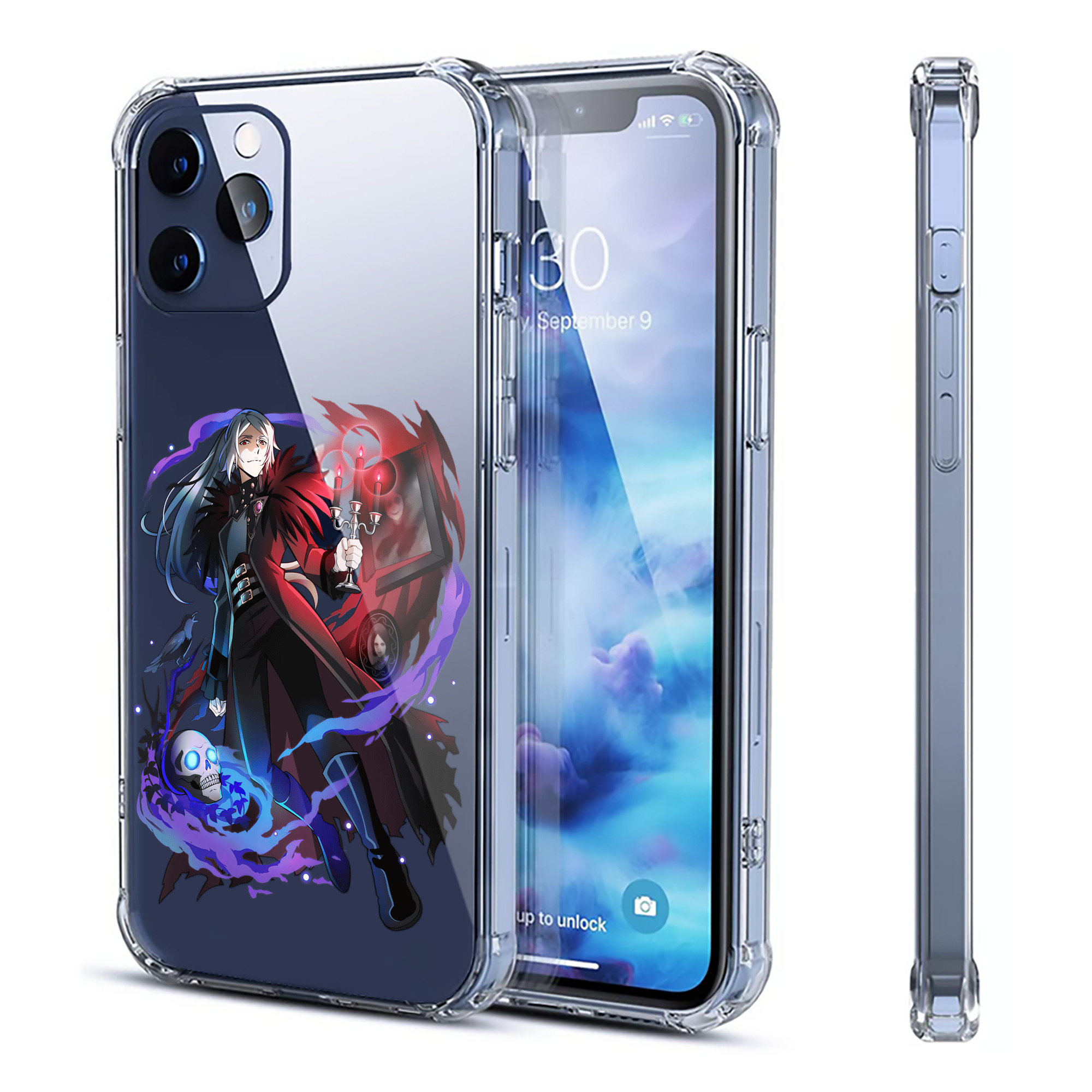 （画像用） 文豪ストレイドッグス Bungo Stray Dogs 【iPhone 12シリーズ対応】透明スマホケース（クリアソフトケース）
